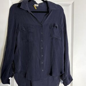 L’Agence Top in Navy Blue